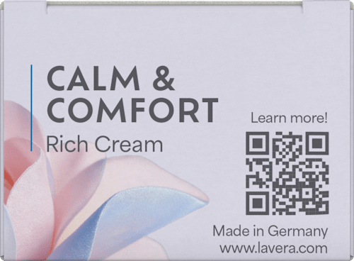 lavera NATURKOSMETIK Gesichtscreme Rich Cream Calm & Comfort, 50 ml