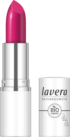 Lippenstift Cream Glow 08 Pink Universe, 4,5 g lavera NATURKOSMETIK