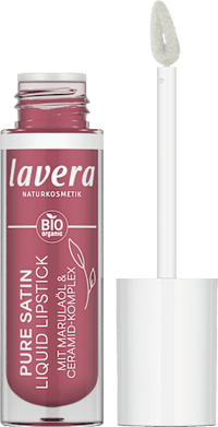 Lippenstift Liquid Pure Satin 03 Wild Mauve, 4 ml lavera NATURKOSMETIK