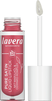 Lippenstift Liquid Pure Satin 04 Sweet Peony, 4 ml lavera NATURKOSMETIK