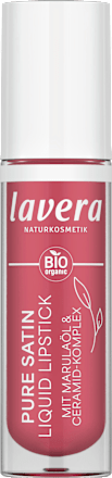 Lippenstift Liquid Pure Satin 04 Sweet Peony, 4 ml lavera NATURKOSMETIK