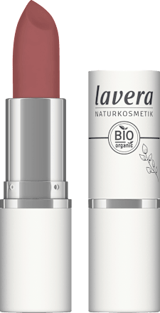 Lippenstift Velvet Matt 01 Berry Nude, 4,5 g lavera NATURKOSMETIK