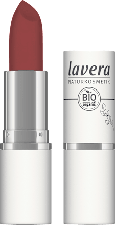 Lippenstift Velvet Matt 04 Vivid Red, 4,5 g lavera NATURKOSMETIK