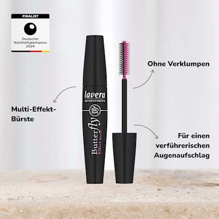 Mascara Butterfly Effect Beautiful Black, 11 ml lavera NATURKOSMETIK