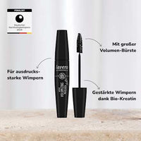 Mascara Intense Volumizing Black, 13 ml lavera NATURKOSMETIK