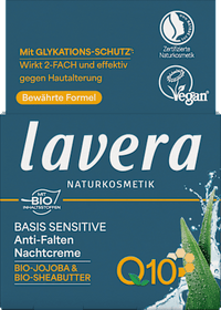 Nachtcreme Anti Falten Q10 Basis Sensitiv, 50 ml
