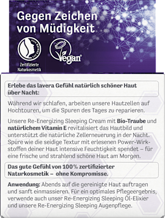 Nachtcreme Re-energizing, 50 ml