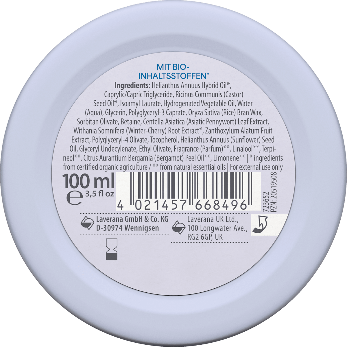 lavera NATURKOSMETIK Reinigungsbalsam Calm & Comfort Soft Melting Cleansing Balm, 100 ml