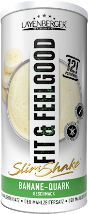 Diät Shake, Slim Shake Banane & Quark, 396 g