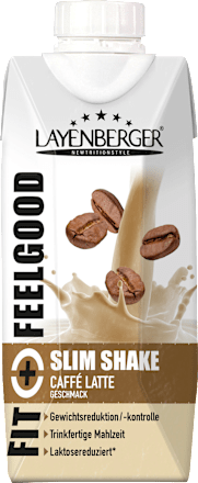 Diät Shake, Slim Shake Caffe Latte trinkfertig, 330 ml Layenberger Fit+Feelgood