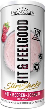 Diät Shake, Slim Shake rote Beeren & Joghurt, 396 g