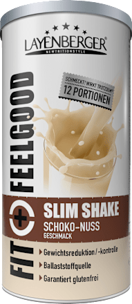 Diet Shake, Slim Shake Chocolade &amp; Noten, 396 g