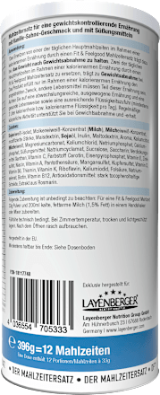 Diät Shake, Slim Shake Vanille & Sahne, 396 g