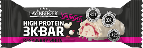 Proteinriegel 3K Bar High Protein Crunchy Raspberry White, 45 g