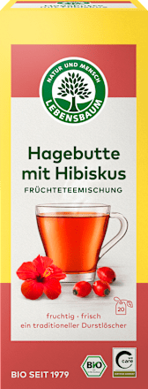 Vruchtenthee rozenbottel &amp; hibiscus (20 theezakjes), 50 g