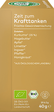 Vruchtenthee "Tijd om op te laden" (20 theezakjes), 40 g