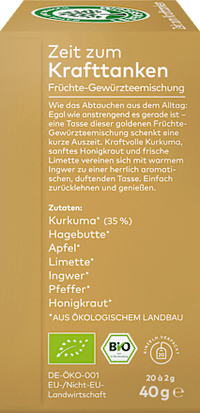 Früchtetee "Zeit zum Krafttanken" (20 Beutel), 40 g