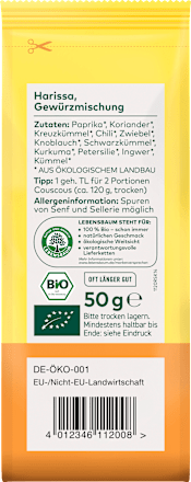 Harissa kruidenmix, 50 g