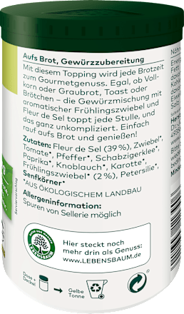 Gewürzmischung, Topping Aufs Brot, 80 g
