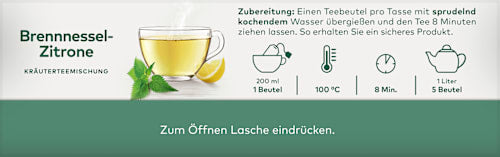 Kräutertee Brennessel-Zitrone (20 Beutel), 30 g