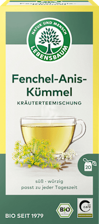 Kräutertee Fenchel-Anis-Kümmel (20 Beutel), 50 g
