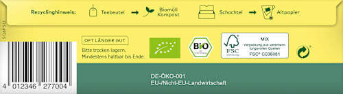 Kruidenthee venkel-anijs-karwij (20 zakjes), 50 g