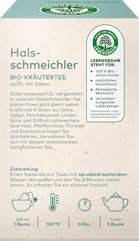 Kruidenthee "Keelvleier" (20 zakjes), 30 g