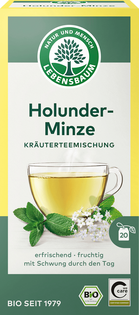 Kräutertee, Holunder-Minze (20 Beutel), 30 g