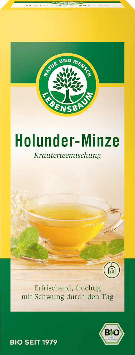 Kräutertee, Holunder-Minze (20 Beutel), 30 g