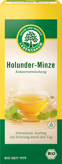 Kräutertee, Holunder-Minze (20 Beutel), 30 g