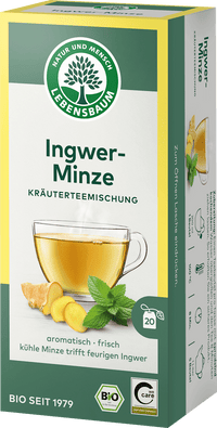 LEBENSBAUM Kräutertee, Ingwer-Minze (20 Beutel), 30 g