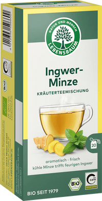 LEBENSBAUM Kräutertee, Ingwer-Minze (20 Beutel), 30 g