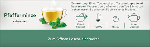 Kräutertee Pfefferminze (20 Beutel), 30 g
