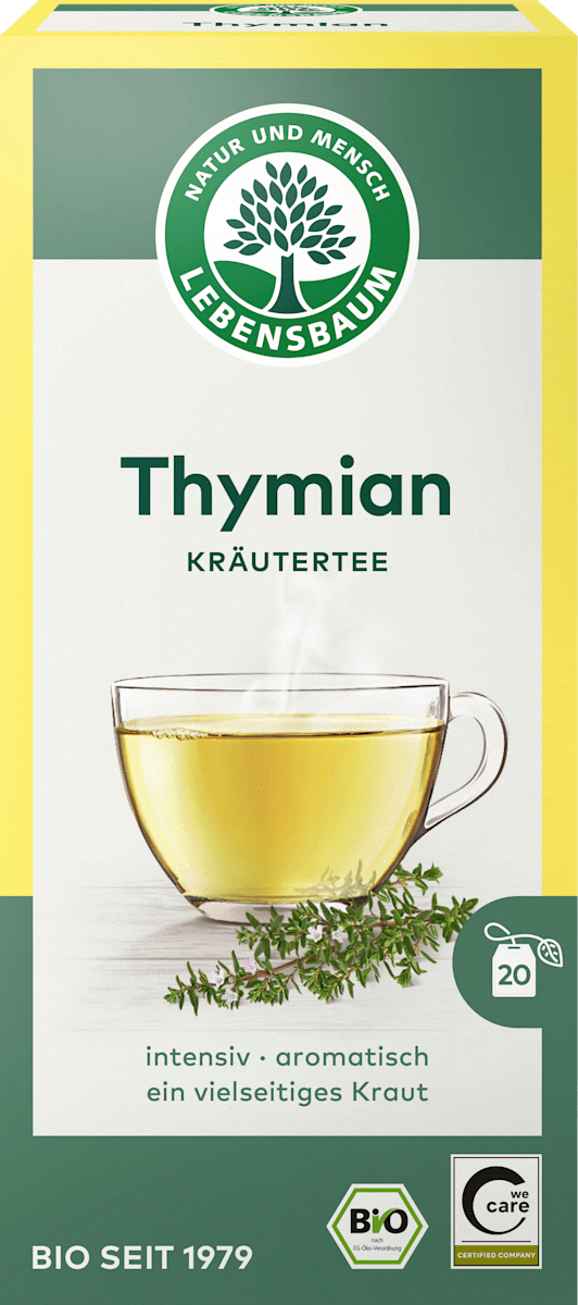 LEBENSBAUM Kräutertee, Thymian (20 Beutel), 30 g