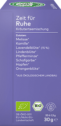 Kruidenthee "Tijd voor rust" (20 zakjes), 30 g