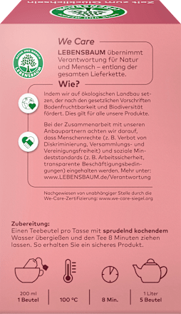Kräutertee "Zeit zum Glücklichsein" (20 Beutel), 40 g