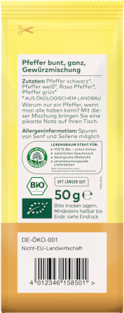 Pfeffer, bunt, 50 g