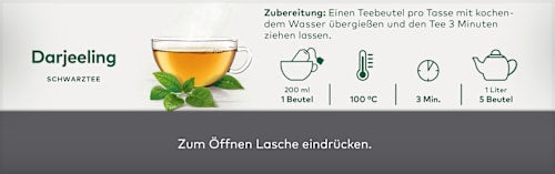 Schwarzer Tee Darjeeling (20 Beutel), 40 g