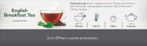Schwarzer Tee "English Breakfast" (20 Beutel), 40 g
