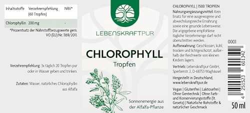 Chlorofylvloeistof, 50 ml