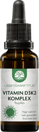 Vitamine D3 1000 IE K2 Complex Druppels, 30 ml