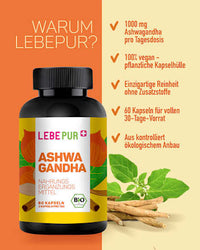 Ashwagandha Kapseln 60 St, 37 g