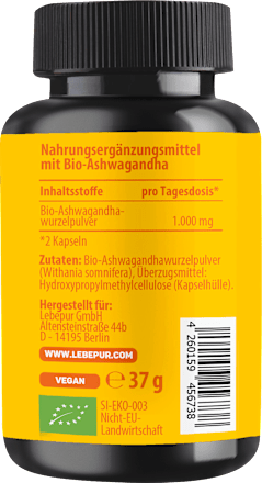 Ashwagandha Kapseln 60 St, 37 g