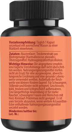 Astaxanthin Kapseln 30 St, 14,1 g