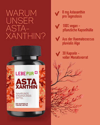 Astaxanthin Kapseln 30 St, 14,1 g