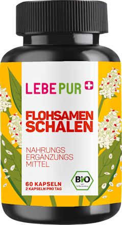 Bio Flohsamenschalen Kapseln 60 St, 36 g