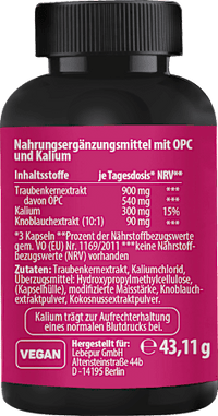 Blutdruck Komplex Kapseln 60 St, 43,11 g