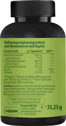 Brennnessel Komplex Kapseln 60 St, 33,23 g