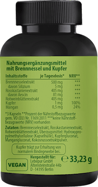 Brennnessel Komplex Kapseln 60 St, 33,23 g