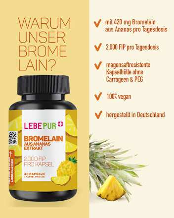 Bromelain Kapseln, 30 St